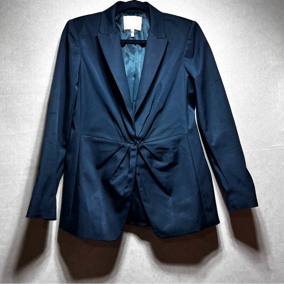 Rebecca Taylor Ottoman  Green Blazer, Size 6 - Picture 3 of 13